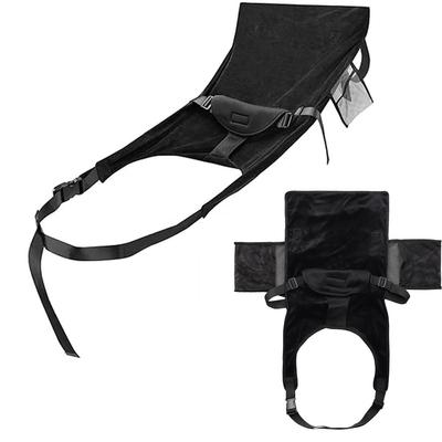 Kids Airplane Seat Extender Polyester Toddler Airplane Bed with Side Pocket Comfort Breathable Travel Foot Rest Hammock