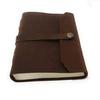 Combo Leather Diary Handmade Vintage Leather Diary - with Plain Paper for Men and Women.