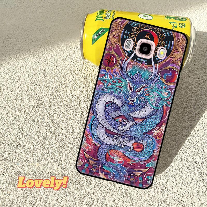 Chinese Zodiac Dragon Tiger Phone Case For Samsung Galaxy J5 J3 J7 A5 J1 2016 2017 J2 Core J8 A9 J4 J6 A6 A8 Plus 2018