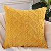 Olanly Autumn Decoration Pillow Cover 45x45 Soft Fuzzy Decorative Cushion Cover Pillowcase For Sofa Home Decor Throw Pillow Case