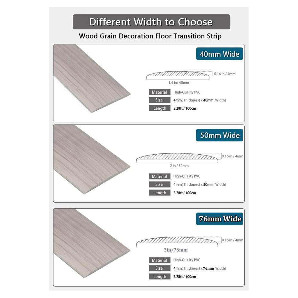 Wear-resistant Threshold Cover Carpet To Tile Edging Trim Strip Divider Strip  for Doorway