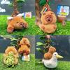 Jinnew Capybara Wassermarder Pelikan Plüschtier Weicher Anhänger für Kinder Geschenk und Taschenzubehör