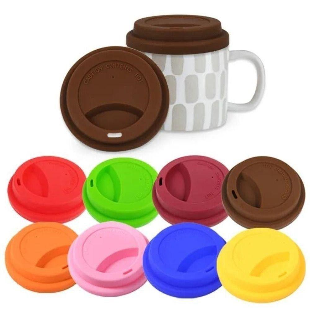 1Pcs Dust Free Cup Cap Heat Temperature Preserve Sealing Lid New Mug Cover  Cup Accessories