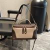 25 New Style Real Leather Women's Bag TC Top Layer Cowhide Metal Buckle Decoration Color Fashion Retro Handheld  Shoulder Bag