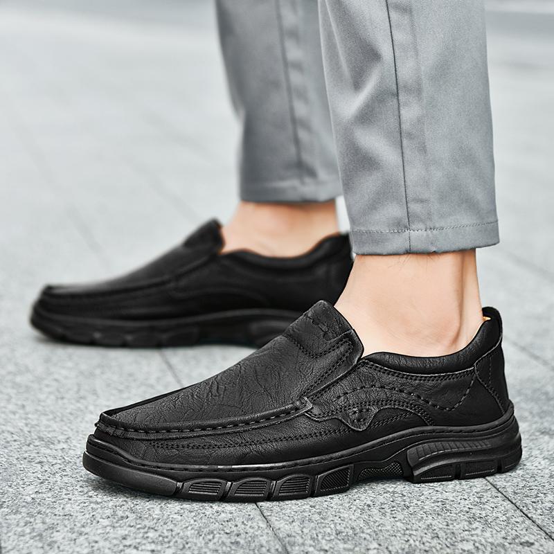 Fashion 2025 New Men's Penny Loafers Classic Slip-On Shoes Genuine Leather Business Casual Shoes for Men Non-Slip Comfortable Footwear