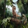Any Size Mural Wallpaper 3D Stereo Dinosaur Forest Wall Mural Children's Bedroom Creative Home Improvement Photo Mural