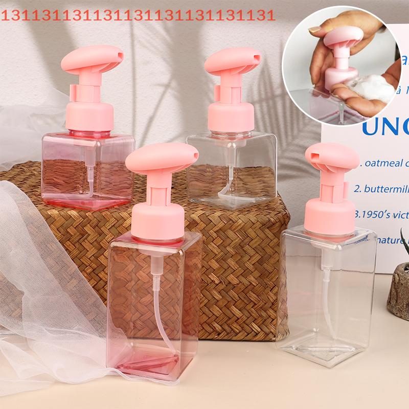 For Liquid Soap Cosmetics Packaging 250/450ml Plastic Foam Dispenser Refillable Empty Press Bottle