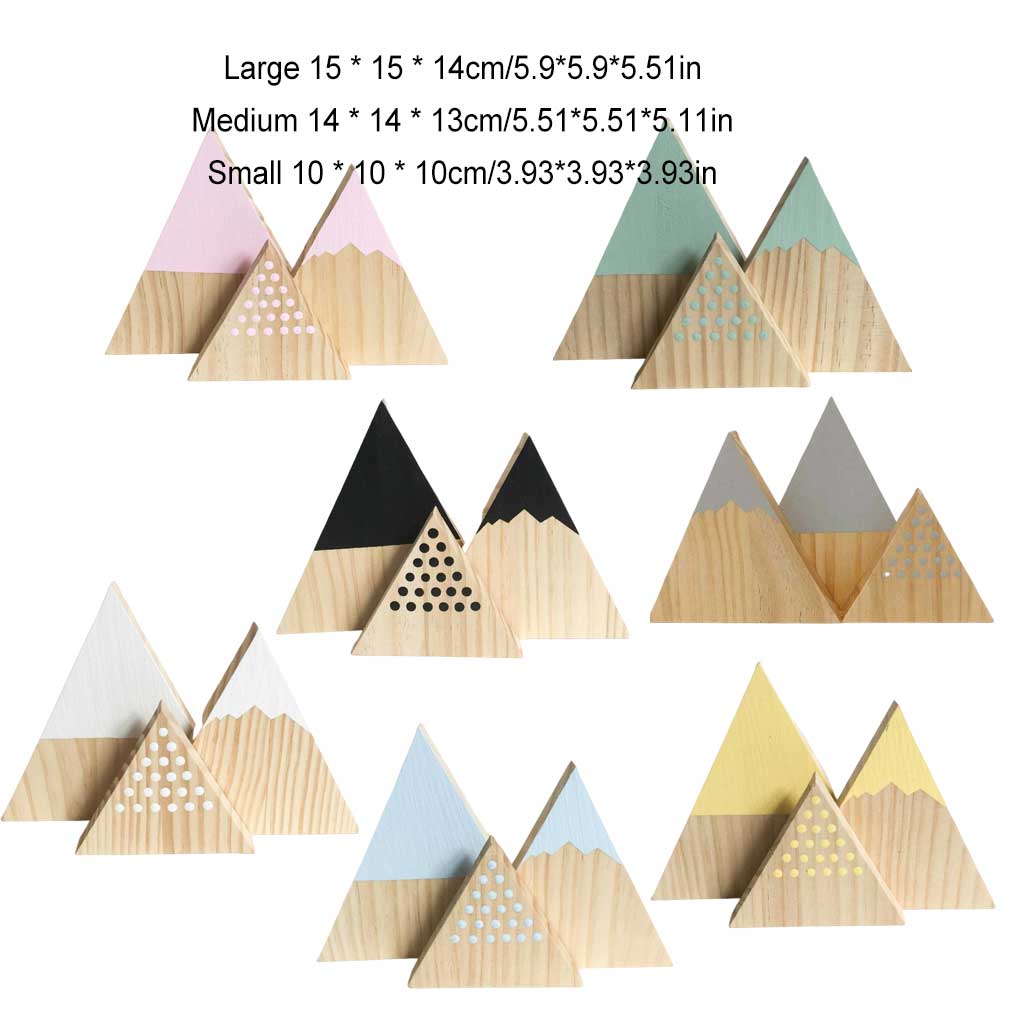 Skandinávský jednoduchý styl Ozdoba ve tvaru trojúhelníku Dekorace do dětského pokoje Módní ozdoby Módní domácí dekorace Dárek