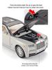 1:32 Rolls-Royce Phantom Toy Car with Suicide Doors, Sound & Light, Alloy Pull-Back Model