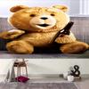 1pc Cartoon Teddy Bear Ted1 Tapestry, Living Room, Bedroom, Office, Party Decor, Ideal Festive Gift