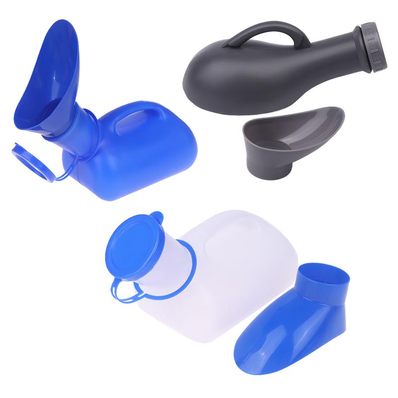 1000ML Portable Urinal Pee Bottle- Unisex Leakproof Personal Relief Container for Car/Travel/Bedside- 34oz Mobile Toilet Aid Pot