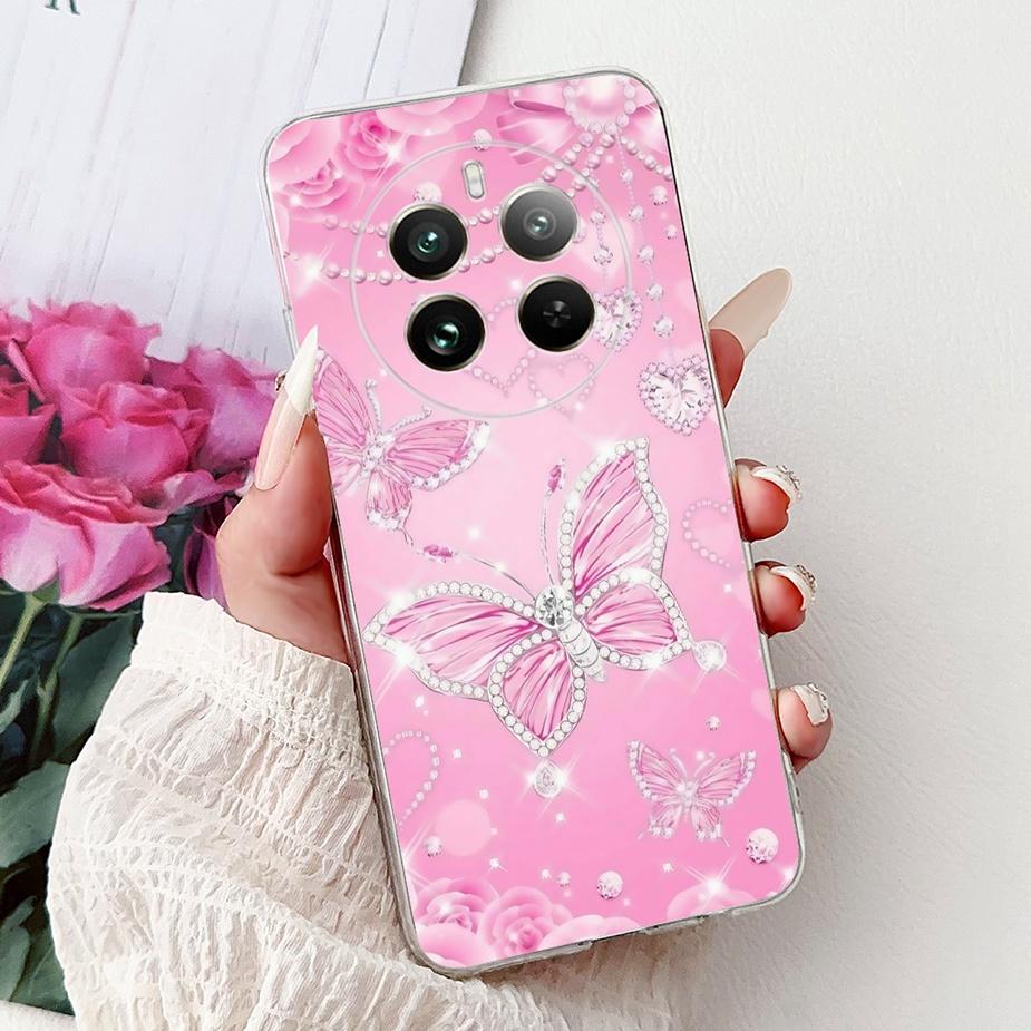 For Realme 12 Pro Plus Case RMX3840 Cute Cat Lucky Koi Painted Cover Soft Slim Phone Case For Realme 12 Plus Realme12 Pro+ Shell