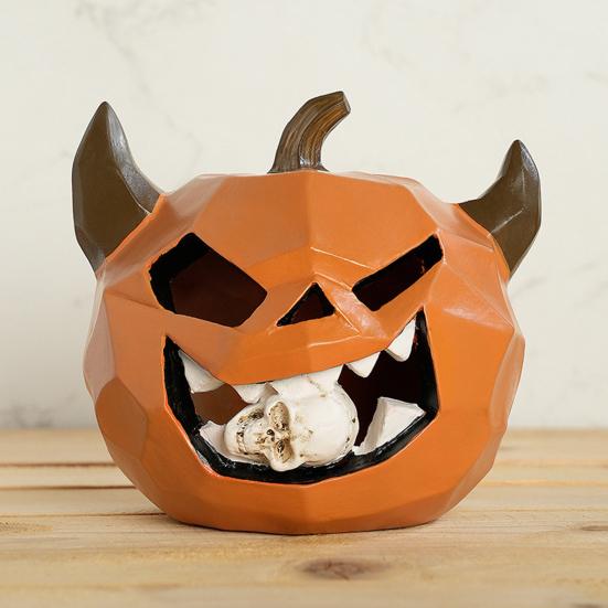 Halloween Pumpkin Ornament Indoor Outdoor Pumpkin Statue Dining Table Living Room Bedroom Decoration