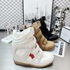 Classic Retro Women's Sports Sneakers Female Hiking Boots Versatile High-top Design Walking Shoes Student Thick Sole Ankle Boots