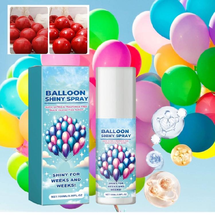 100ml Balloon Shine Spray Balloon Shine Liquid for Birthday Parties Decorations