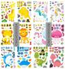 Delightful Cm2409002 Cartoon Animal Interactive Puzzle With Diy Stickers Kids For