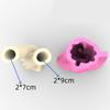 Handcraft Hand in Hand Shaped Silicone Mold for Unique Plant Pots Sturdy Cement Plaster Casting Tool Home Decoration