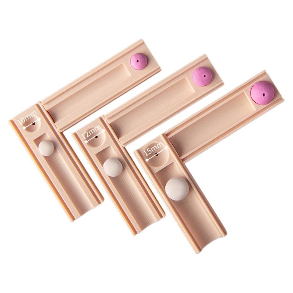 1 Pair / 3 Pairs with Hole Punch Round Ball Shaping Mold DIY Jewelry Earrings Necklaces