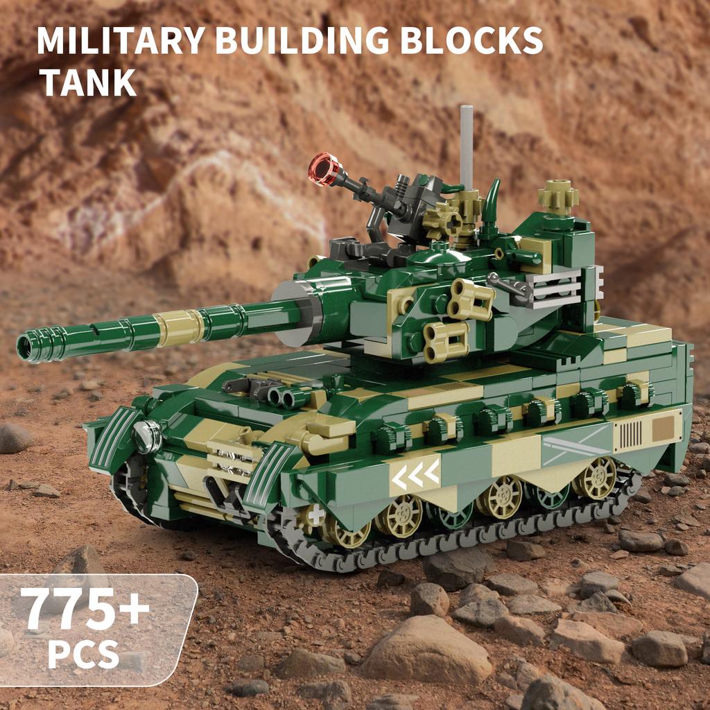 782pcs Truck Tank MilitMilitary Vehicle Puzzle Model Hummer Truck Armored Car Model Assembly Kit Simulated Toys For Boy Gift