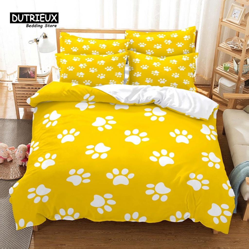 Flamingo Bedding Set, 3Pcs Duvet Cover Set, Soft Comfortable Breathable Duvet Cover, For Bedroom Guest Room Decor