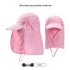 Unisex UV Protection Hat with Detachable Flap – Quick-Drying Sun Hat for Climbing and Fishing