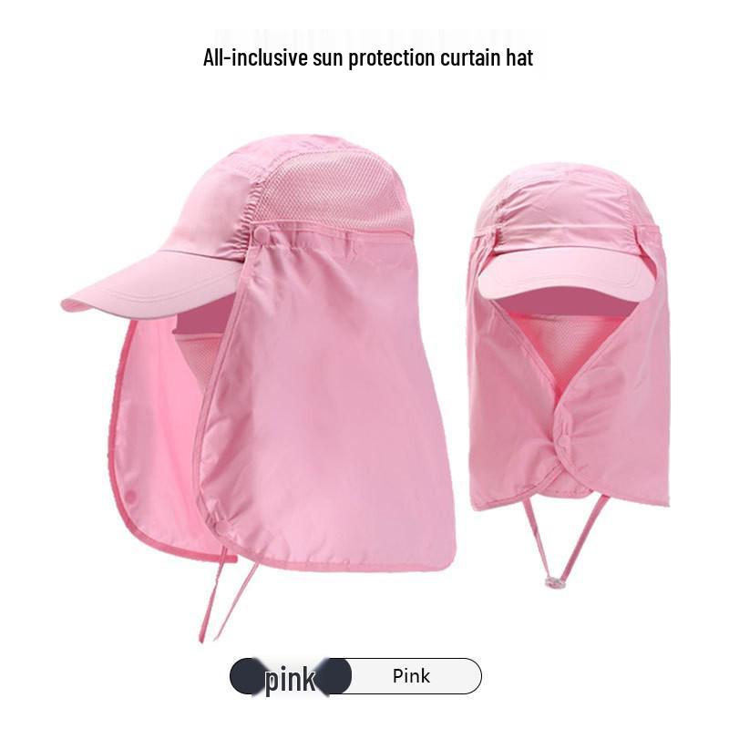 Unisex UV Protection Hat with Detachable Flap – Quick-Drying Sun Hat for Climbing and Fishing
