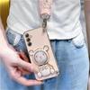 Luxury Bear Lanyard Strap Case For Samsung Galaxy A05 A05S A14 A54 A04 A34 A24 M14 4G 5G Cover