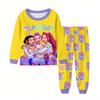 Children's Fashion Suit Skirt Round Neck Long Sleeve Top Pants