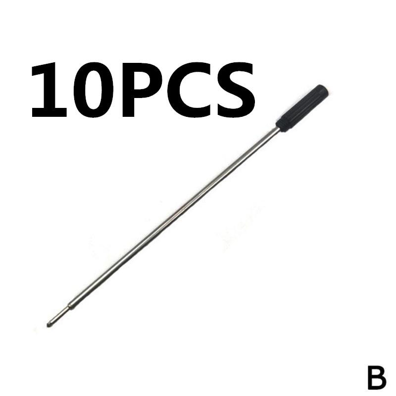 

10 шт. OPP Упаковка Металлический Стержень для Ручки Шариковая Ручка для Кристальной Бриллиантовой Шариковой Ручки Студенческая Ручка Корпус Синие/Черные Чернила Длина 7 см чёрный