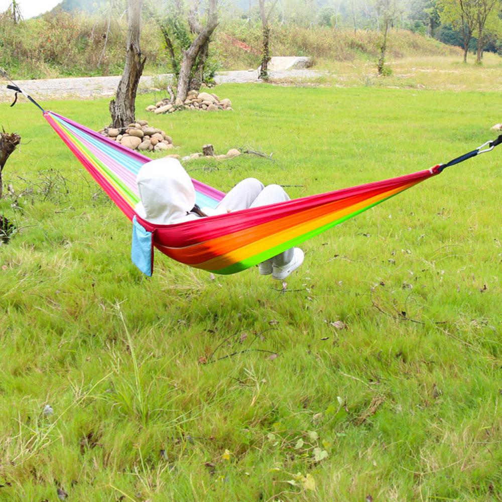 

Camping Hanging Hammock Bedding,Unfolded Size: 260x140cm Multi-Color