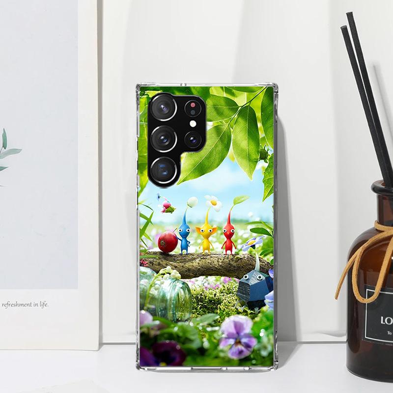 Game P-PikminS 4 Phone Case For Samsung Galaxy S26 S25 Edge S24 FE S23 S22 Ultra S21 Plus S20 + Art Fundas Back Cover Galaxy S25