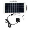 Garden Pond Solar Water Pump Kit, 4.5W Monocrystalline Module, 5V Water Pump, 170L/H Flow, 1M Head for Outdoor Water Areas and Display Planning