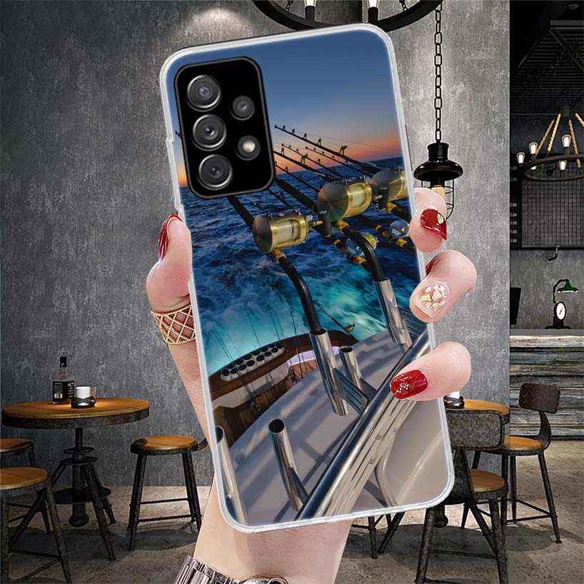 

Рыбалка на карпа Удочка Крючок Мягкий чехол для телефона для Samsung Galaxy A13 A14 A15 A16 A17 A53 A54 A55 A56 A57 A33 A34 A35 A36 A37 A23 A2 Samsung A16