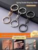 2025 High-End Double Ring Keychain: Spring Edition