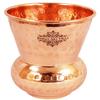Sett med 6 Kobber Mattha Glass Tumbler, Hammerdesign, Drikkeglass, 300 ML Hver