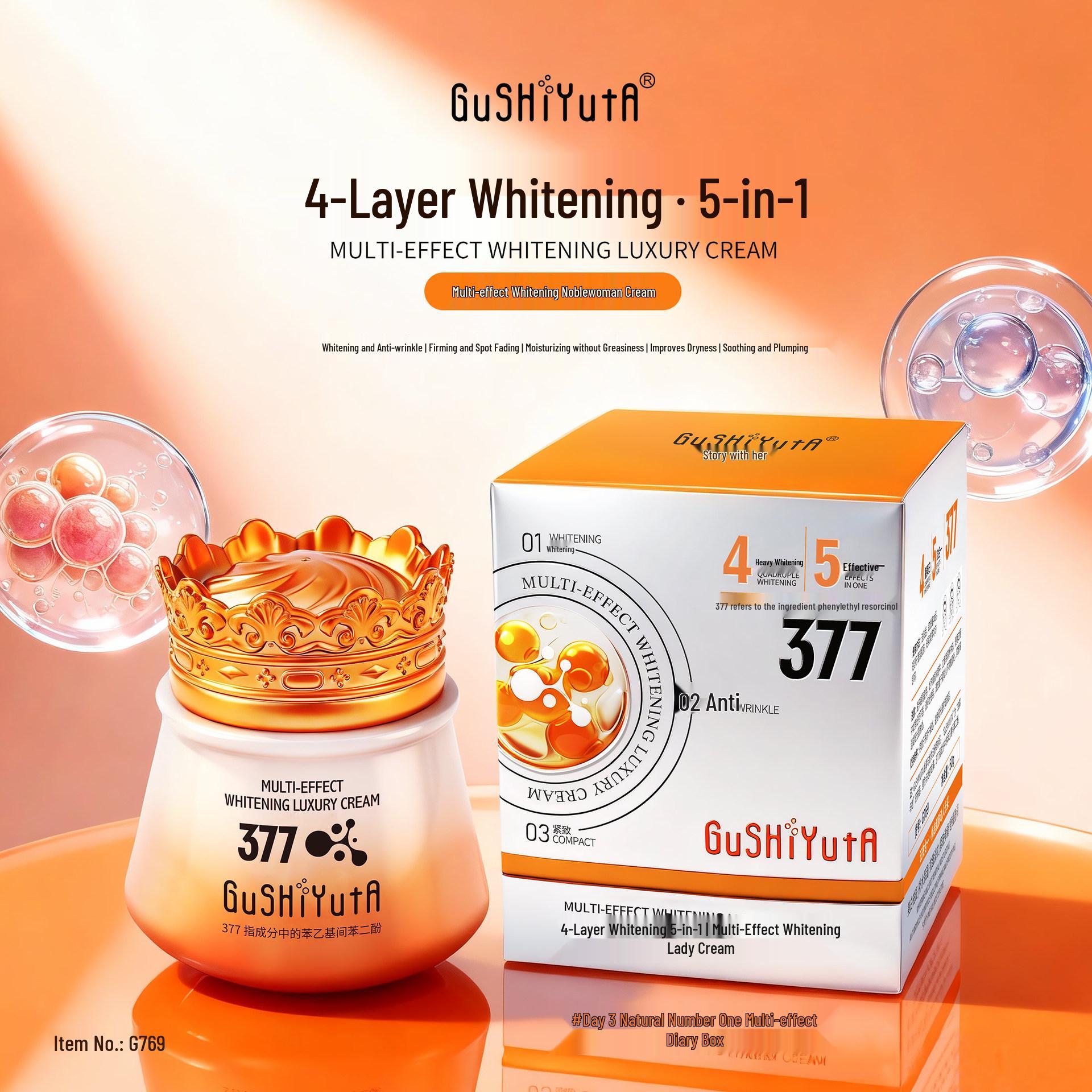 

Her Multi-Effect Whitening Cream: Freckle Removal & Skin Tone Brightening. Standard size