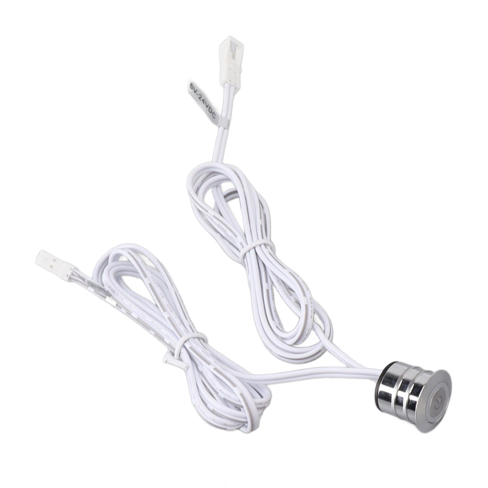 

Синий светодиодный сенсорный выключатель Встраиваемый монтаж Теплоотвод Сенсорный выключатель для шкафов-купе, подсветки винных холодильников