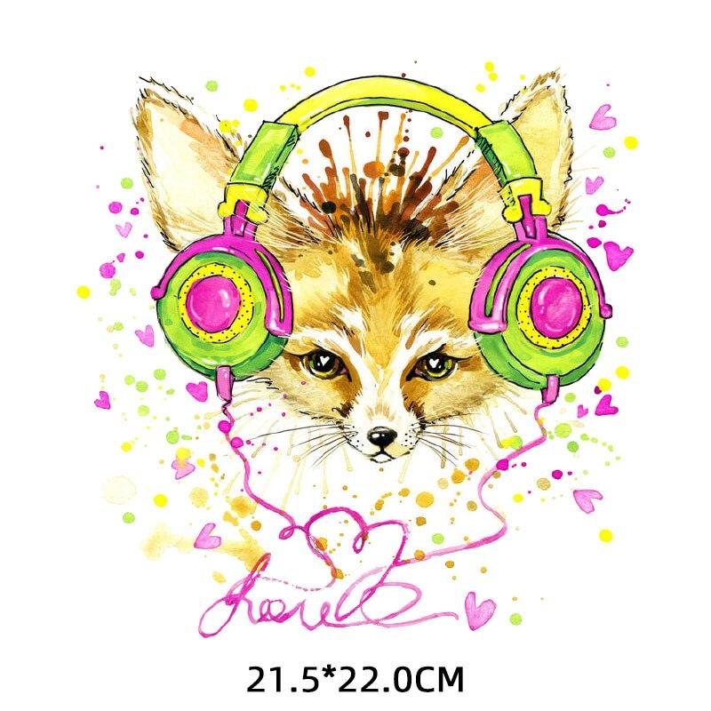 Música Fox Iron-on Transferencias para ropa parches termoadhesivos  personalizados DIY Transferencia de calor vinilo thermo-sticker parches de  planchado comprar a buen precio — entrega gratuita, reseñas reales con  fotos — Joom