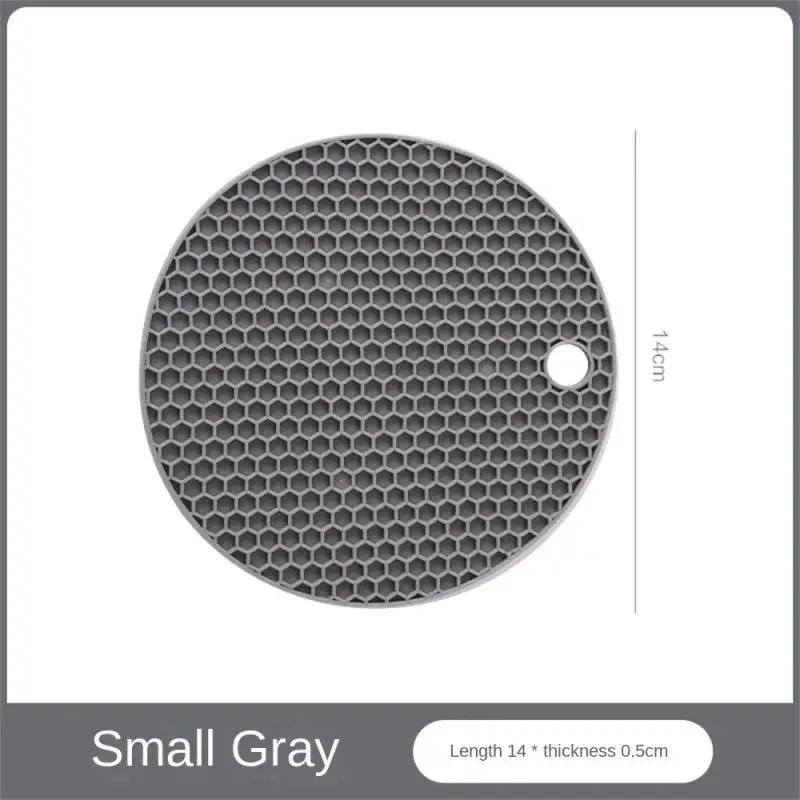 Multifunkční kuchyňská silikonová podložka na nádobí, kulatá protiskluzová tepelně odolná podložka na kávové šálky, držák na hrnce, prostírání, nástroje