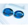 Blue Sapphire Natural 15+ Ct Oval Cut Pair Fabulous Certified Loose Gemstone