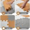 16 Tiles Baby Play Mat for Floor, EVA Foam Baby Floor Play Mat with 0.6 Inch Thick Interlocking Foam Tiles