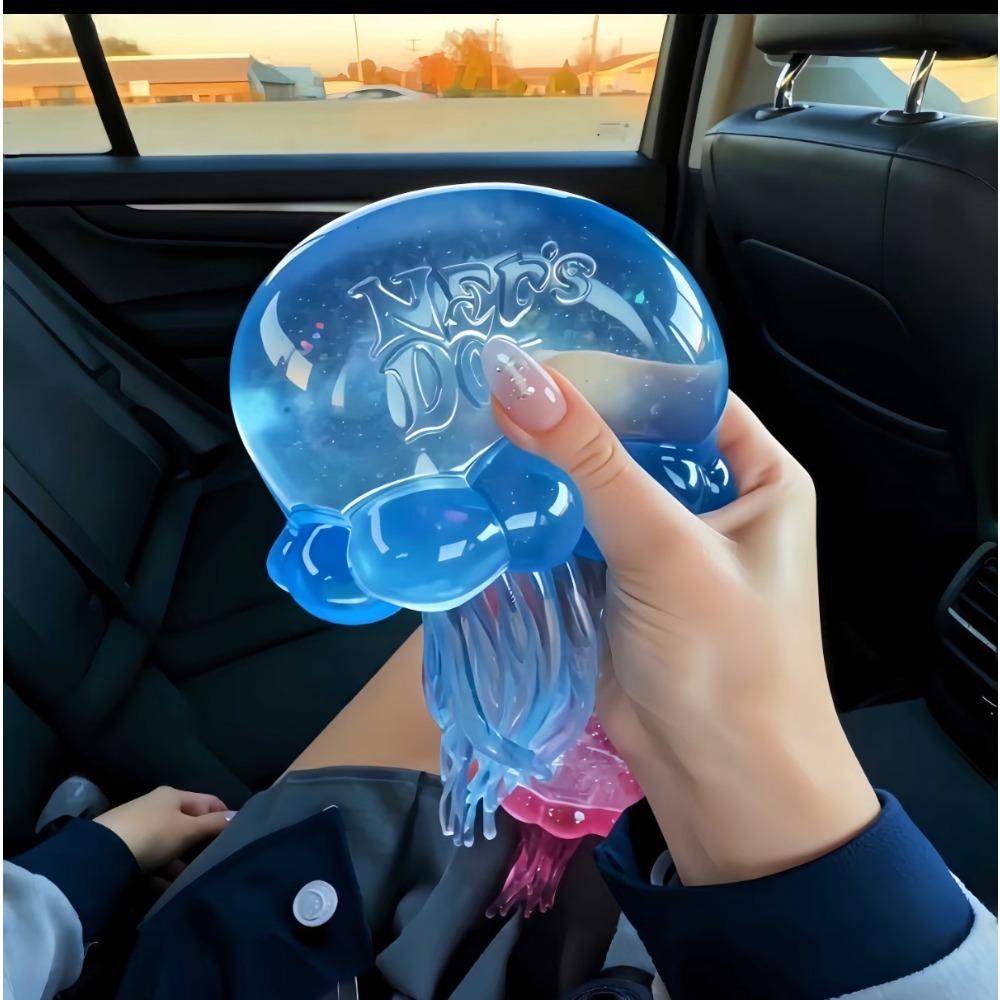 Jucărie Fidget Nouă Jellyfish Squeeze Produs Needoh Jellyfish Ameliorarea Stresului Relaxant Moale Obiect de Strâns Anti-Anxietate Pentru Concentrare