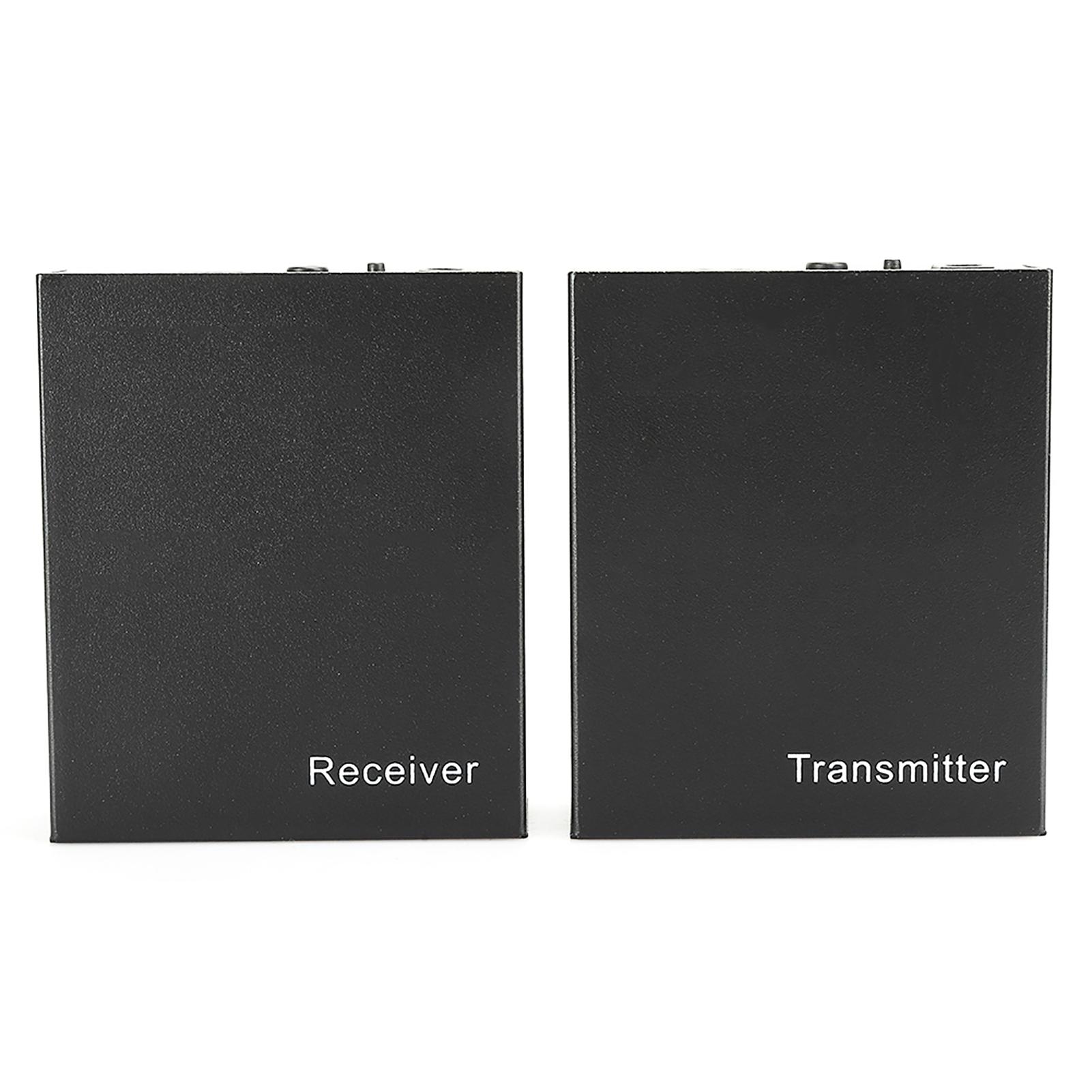 

Металлический черный профессиональный инфракрасный удлинитель 120M Single Net Cable HDMI удлинитель US Plug чёрный