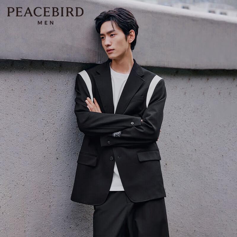 Мужской шерстяной пиджак Peacebird приталенного кроя 3XL