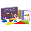 Puzzle Tangram in Legno 3D Giochi da Tavolo per Bambini Giocattoli Educativi Montessori per Bambini Scuola Materna Ausilio Didattico Forme Geometriche