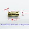 Brass Motor Shaft Extension Reducer Coupler: 2/2.3/3/3.17/4/5/6mm Sizes