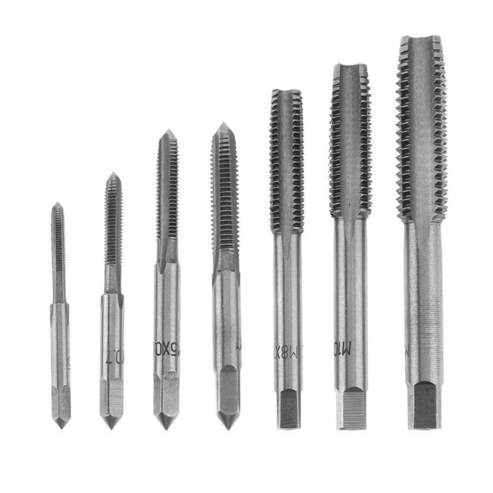 Adjustable Hand Tapping Tools M3-M8 Tap Drill Set T-Handle Tap Die
