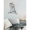 Minimalist Wire Female Body Silhouette Abstract Metal Wall Art Sculpture Home Decor