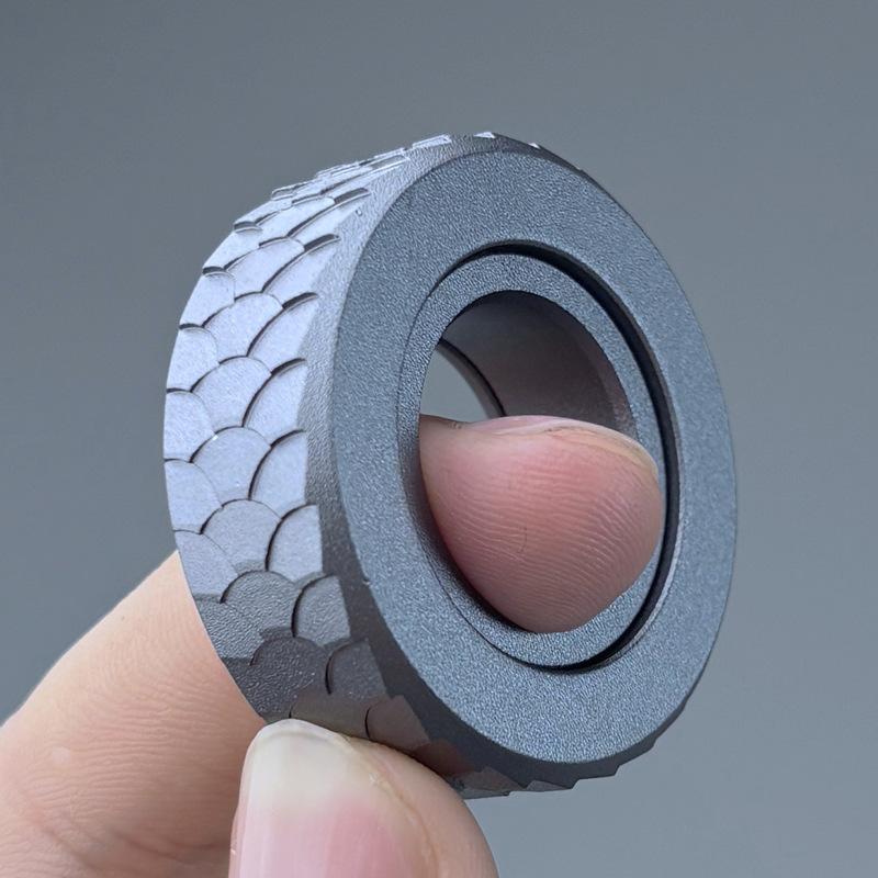 

Magnetic Mechanical Paragraph Ring Push Card Slider Pushing Plate Haptic Edc Fidgeting Sensory Stress Easing Toy Anti Anxiety