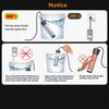 Portable Immersion Heater Element 2500W Hot Water Automatic Power Off  EU Plug